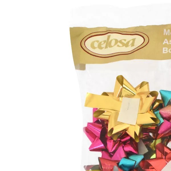 MOÑO ESTRELLA MET. MED. JANEL BOLSA C25 PZAS